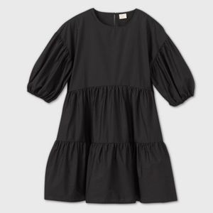 A New Day Puff Sleeve Tiered Dress